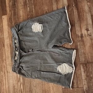 Size 1x long sweat shorts